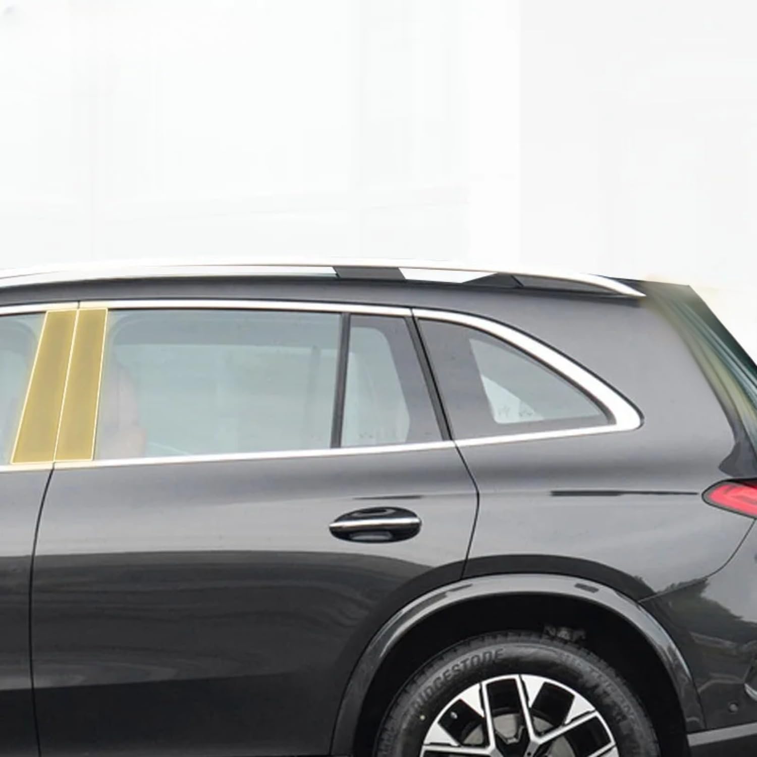 Pellicola protettiva PPF per carrozzeria auto B C, pellicola protettiva in TPU trasparente, per Mercedes Benz X254 GLC 2023-2024 (trasparente)