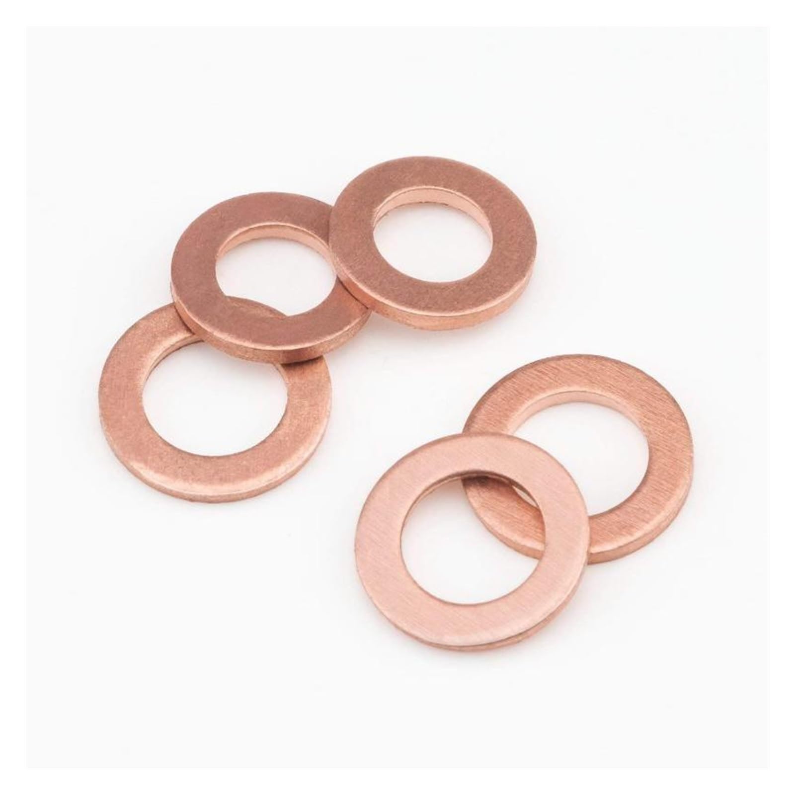 Juego de arandelas de cobre, juntas, tuercas y pernos, surtido de juntas de anillo plano con caja for tapones de cárter (400/300/280/200/150/100 unidades)(280Pcs M5-M20)