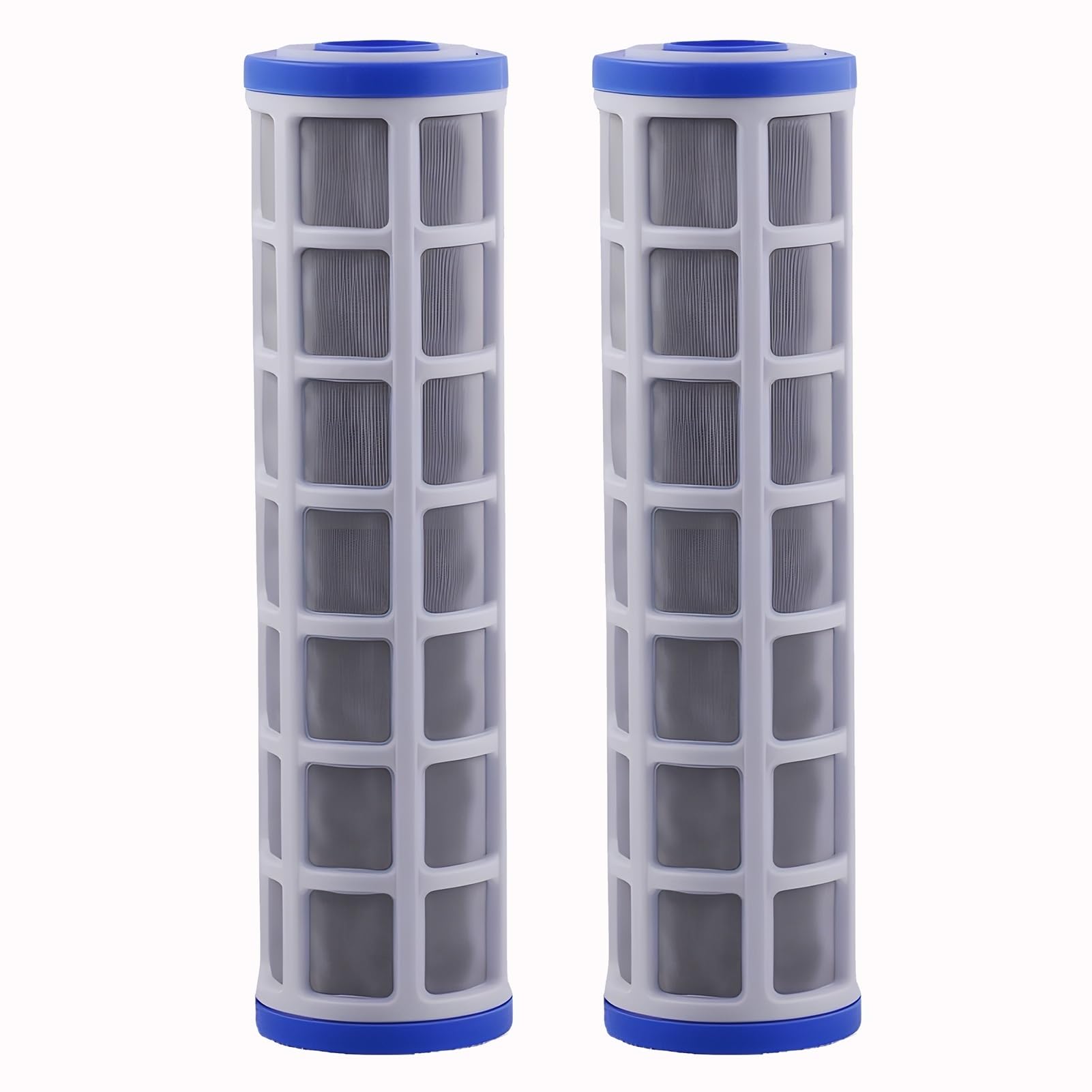 Lot de 2 filtres à mailles en acier inoxydable, cartouches filtrantes de 10 pouces, filtres de remplacement pour distributeur d'eau, pour l'industrie