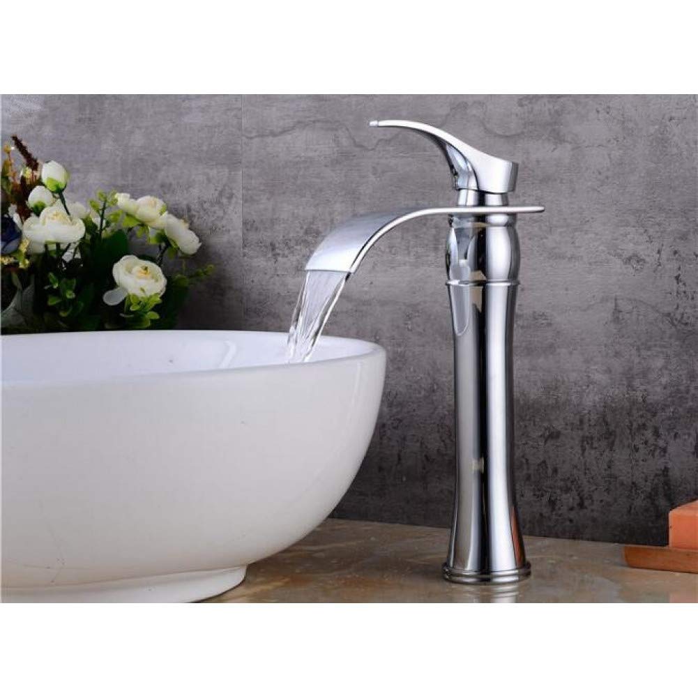 WIQUYBML Kitchen Taps Basin Faucet Brass Material Black Bathroom 5 Colors Torneiras para Pia de Banheiro Wash Gold Waterfall