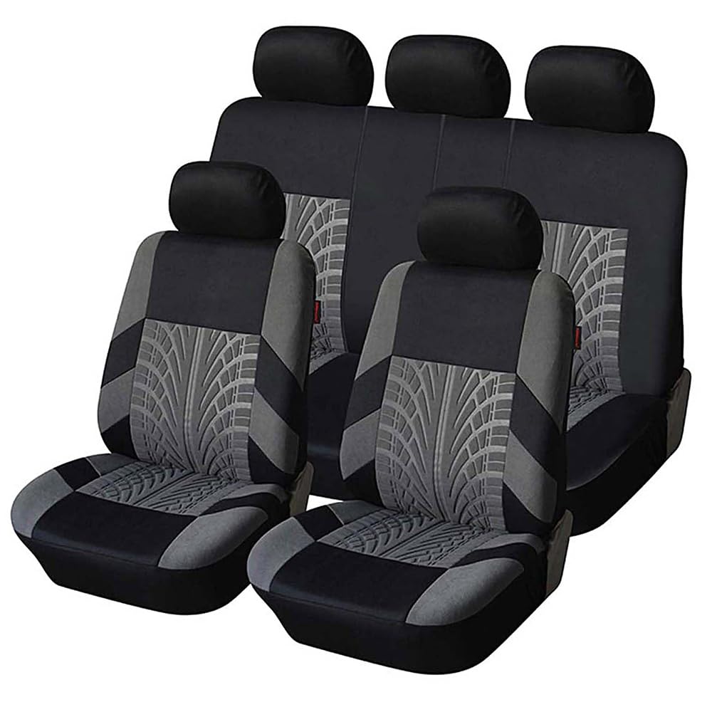 DPRHOF 5 Seats Car Seat Protector for LEXUS UX HEV 2019-2026, 3-Layer Breathable Auto Cushions, Washable Scratch-Resistant Interior Front Rear Cover with Back Pockets,A