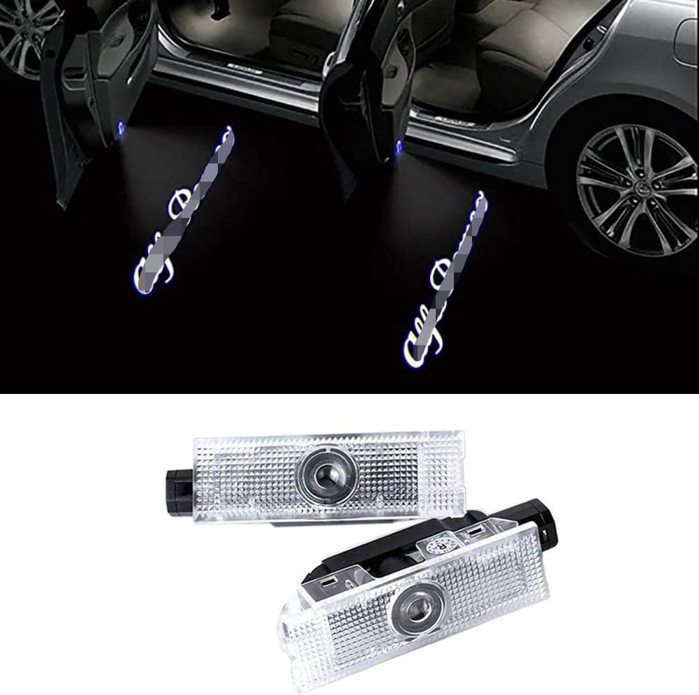 2Pcs LED Car Door Welcome Light Proiettore Lampada Ghost Shadow Logo Lampade Per Al-fa Giulia Mito Stelvio Giulia Brera 159 Spider (06)