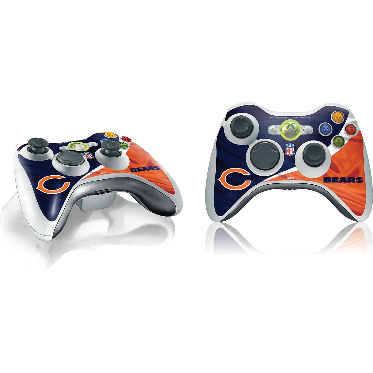 Skinit Decal Gaming Skin Compatible with Xbox 360 Wireless Controller - Officially Licensed NFL Chicago Bears Design