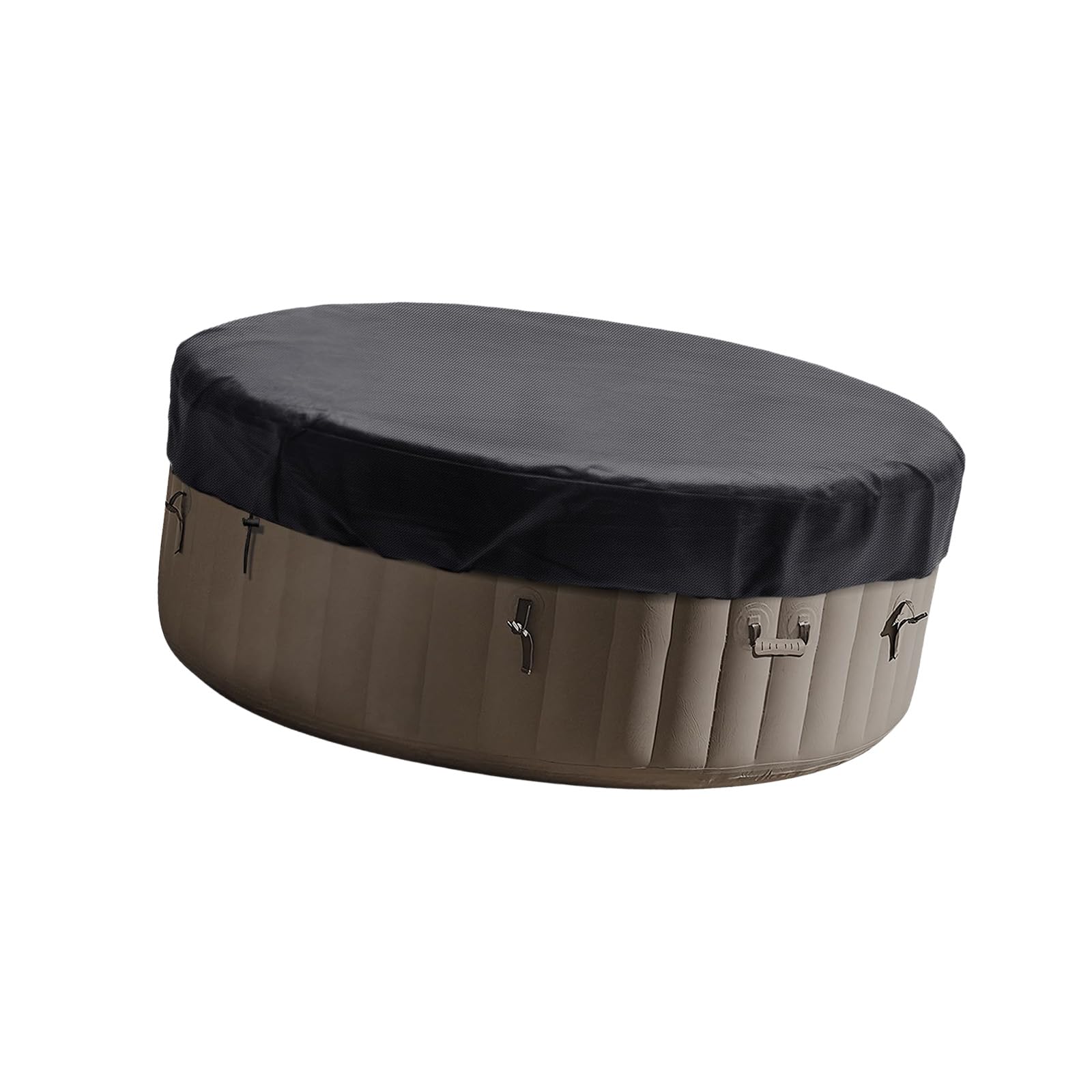 Elnwnnkc Bath Tub Protector Elastic Round Shape Enduring Oxford Cloth Cover Dustproof Fit Home Spa Accessory Round Tub Cover