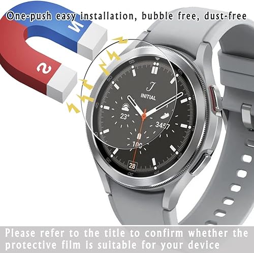 Miniatura 4 de Vaxson 3-Pack Tempered Glass Screen Protector, compatible with FOSSIL THE CARLYLE HR 9H Protective Guard Film Protectors