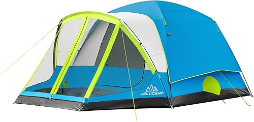 Tienda de campaña familiar grande impermeable para 68 personas para camping, tienda de campaña con mosquitero, relajación sin insectos y fácil