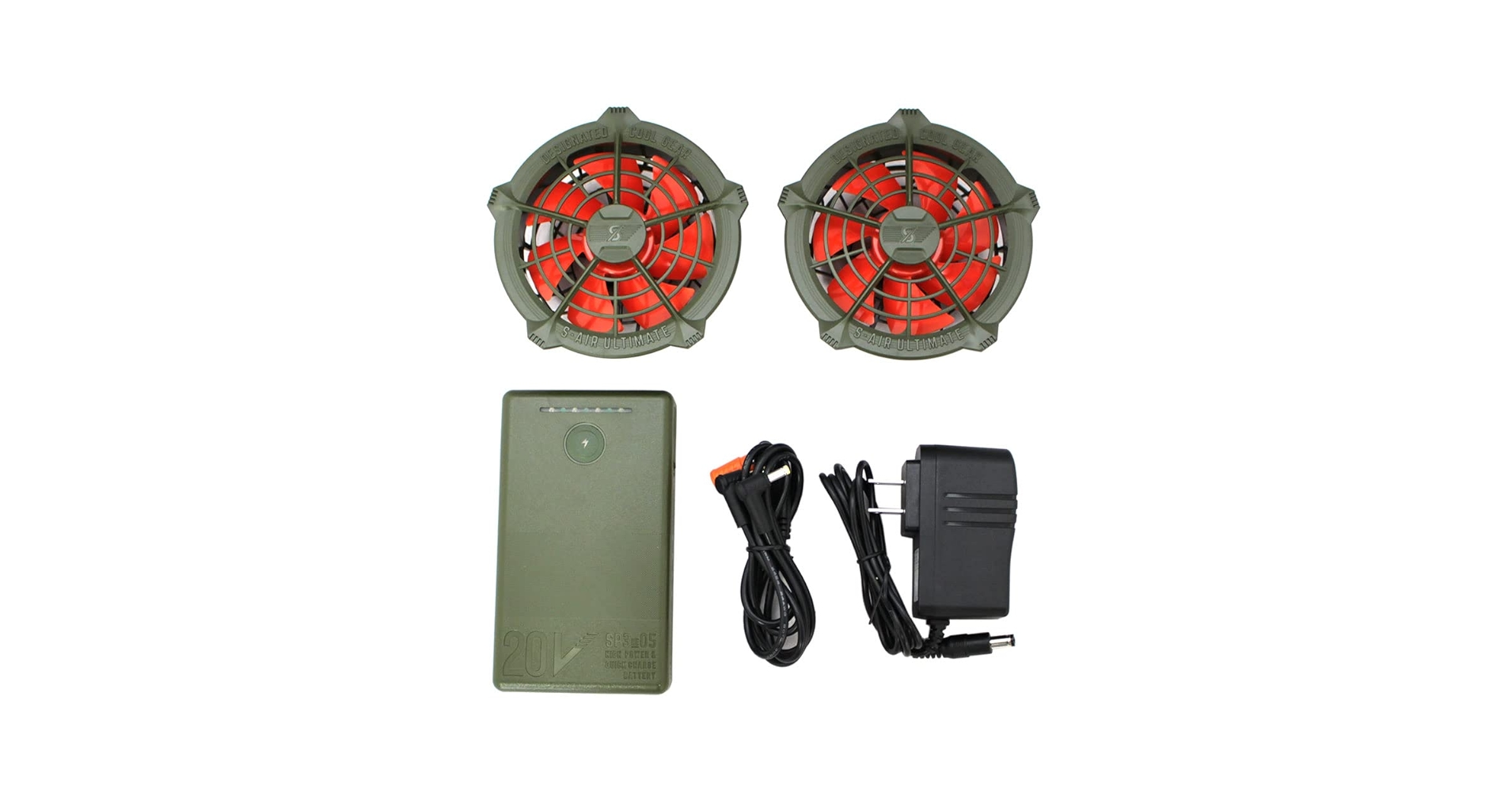 Amazon.co.jp: シンメン S-AIR ULTIMATE EVO 20V ファン