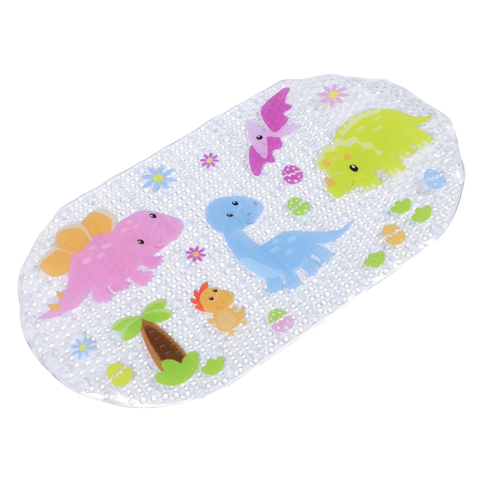 Alfombrilla de baño para bebés segura contra caídas y resbalones con diseño divertido