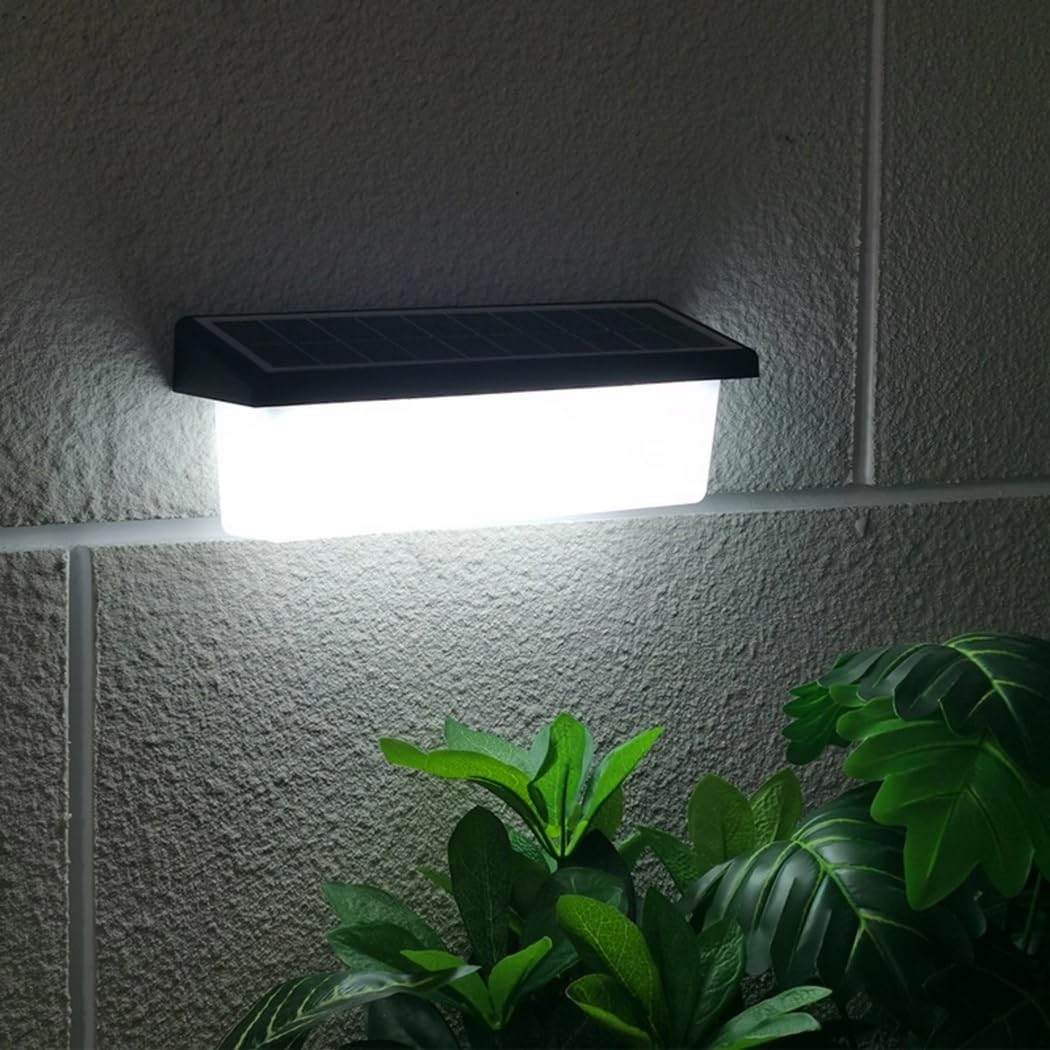 Inteligentna solarna lampa ścienna z 33 diodami LED, 135 lm, zewnętrzne oświetlenie bezpieczeństwa, wodoodporna lampa solarna na podwórko, do ogrodu i patio