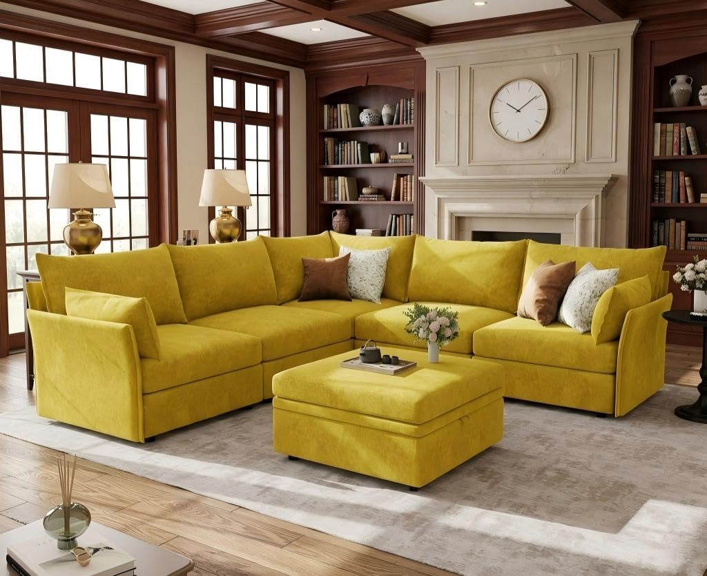 ABCASA 103.5 Oversized Modular Sectional Sofa