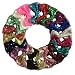 Yazon 20pcs Girls 4 inch Sequin Bows Hair Clips Baby Hair Bow Clip Kids Sparkle Fabric Bow Hair Pins