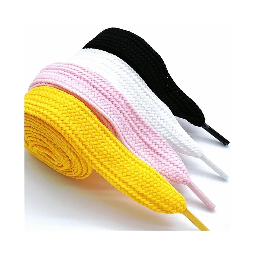 Lot De 3 Paires De Lacets Plats 2cm - Polyester - Longueurs 100/120/140/160 Cm - HIKOO DAILY
