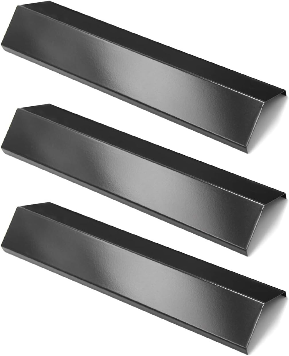 VICOOL 15 3/8 Inch Porcelain Steel Heat Plate Shield Replacement for Brinkmann 810-3660-S, 810-2511-S, Tent for Uniflame, Aussie, Backyard Grill, hyJ231A (3-Pack)