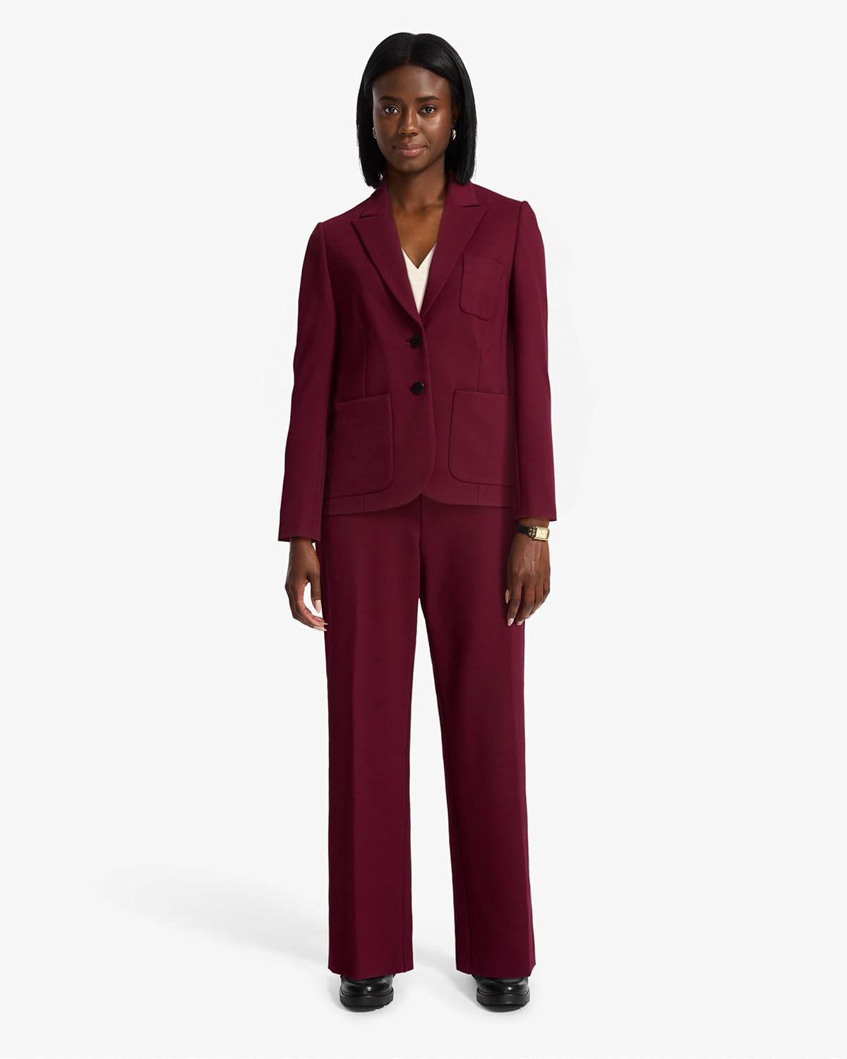 Anne Klein Women's Stretch Two-Button Blazer - Image 2