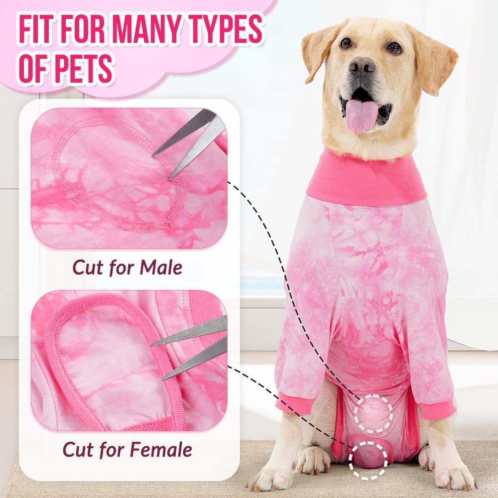 Eyein Dog Surgery Recovery Suit, Protect Wounds Recovery Suit Female Male - Image 3