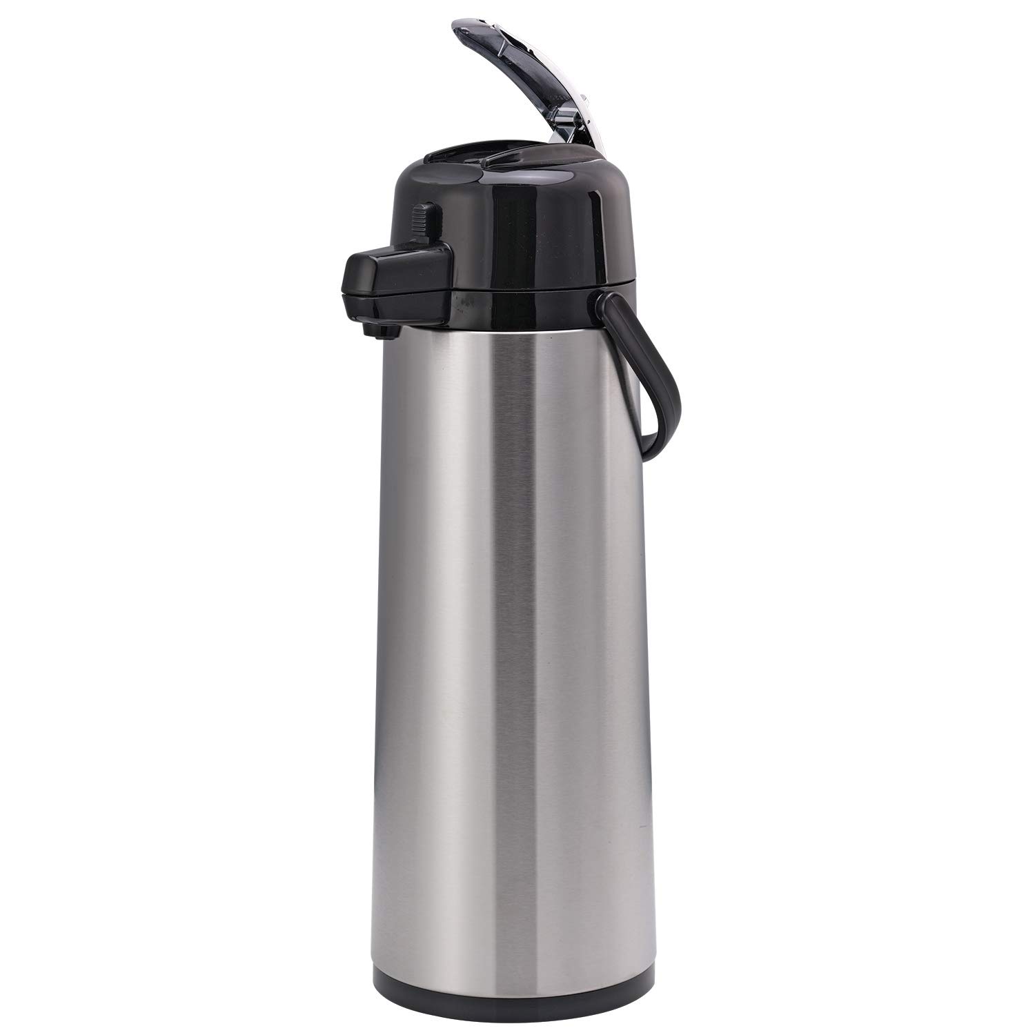 Service Ideas ECAL30S Eco-Air Airpot with Lever Lid, Insulated Beverage Dispenser, Thermal Coffee Carafe 3.0 L, Glass Lined