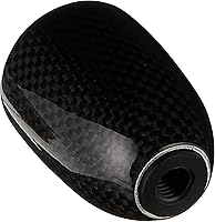 Vista 2 de Mishimoto MMSK-CF, perilla de fibra de carbono para palanca de cambios, con 3 insertos de rosca universal, color negro