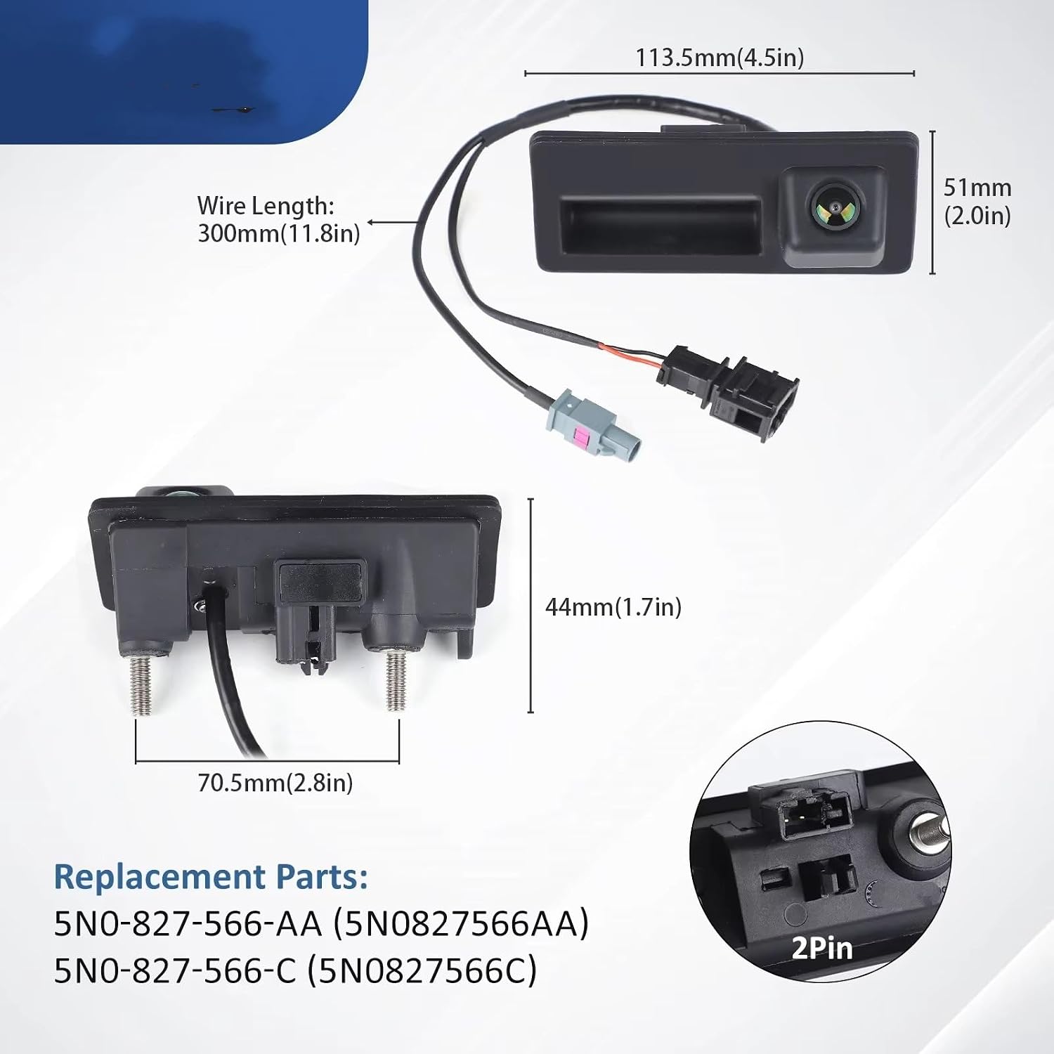 Boot Lid Tailgate Switch for A4 A5 A6 for Allroad Q3 Q5 S3 S4 S5 Tailgater Handle Trunk Switch 5N0827566Aa 5N0827566C 8K0980551