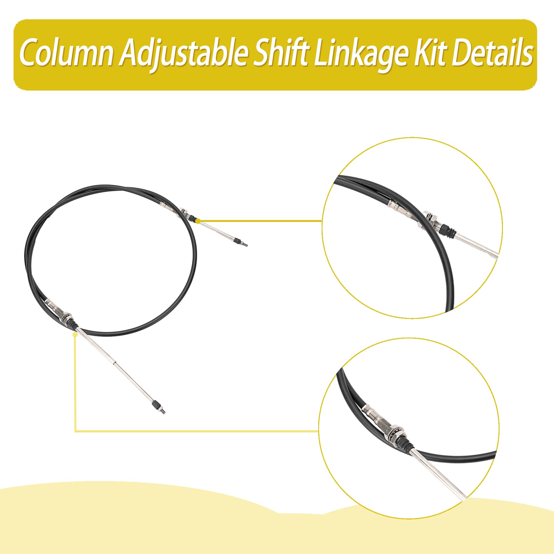 カールson Amazon.com: ACA-1804 Adjustable Shift Linkage Kit for GM