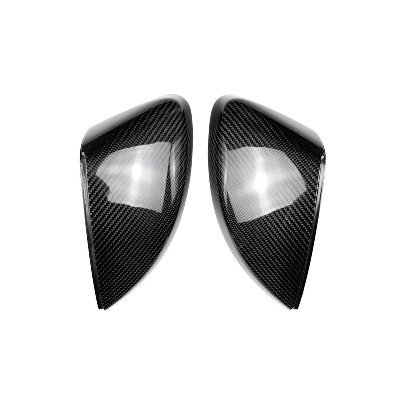 Real Carbon Fiber Compatible For A3 2013 2014 2015 2016 Replacement Car Side Rear View Mirror Cap Shell Cover Trim