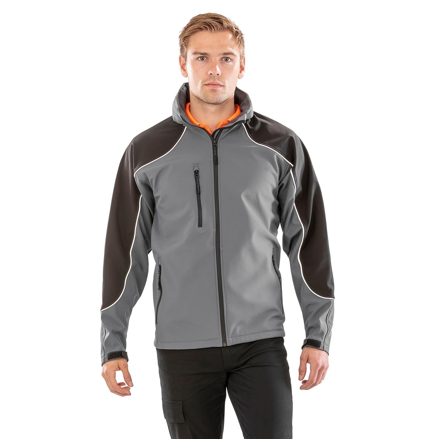 Result Unisex R118a Softshell Ice Fell Kapuzenjacke