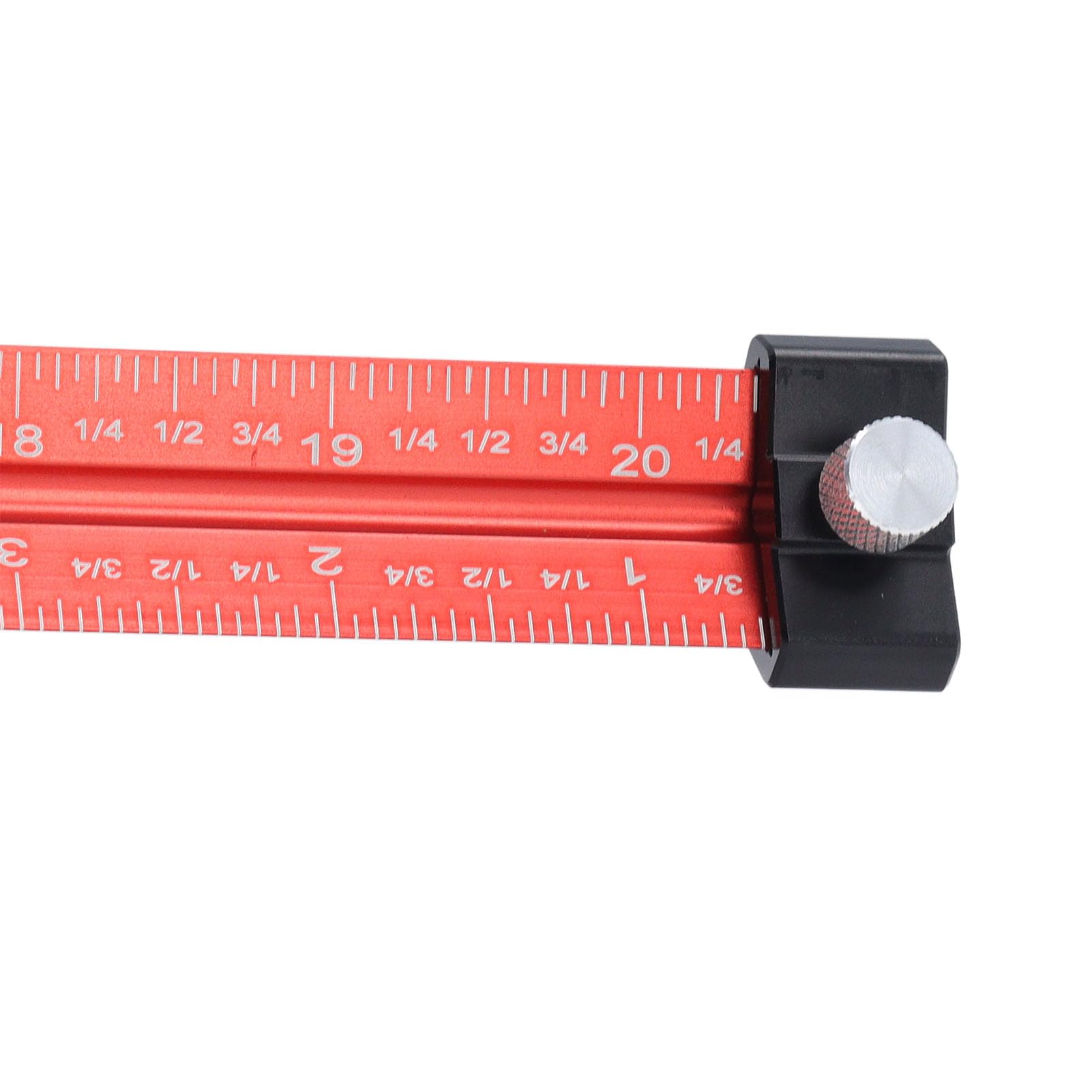 Set da 4 pezzi Righello di misurazione per la lavorazione del legno 6 8 12 20 pollici Righello triangolare metrico imperiale in lega di alluminio per architetto