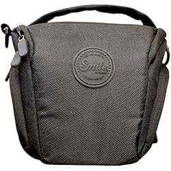 Funda Camara Reflex Smile Smile - Bolsa Holster para Cámaras Fotográficas DSLR y Réflex - Ideal para Cámaras Réflex con Objetivo Básico Tipo Kit, Negro