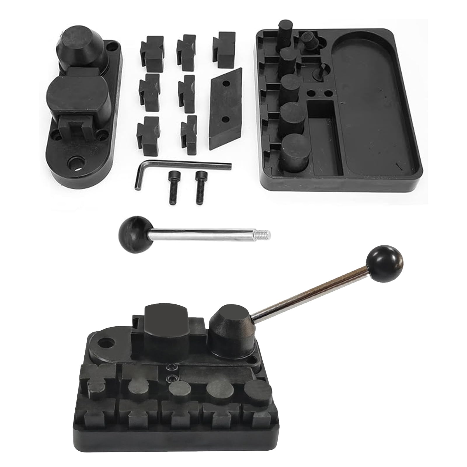 Set di strumenti per piegare anelli e orecchini, macchina pressatrice per la creazione di gioielli per 12/14/16/18/20/22mm, kit di strumenti per piegare anelli e orecchini per gioiellieri, riparazione