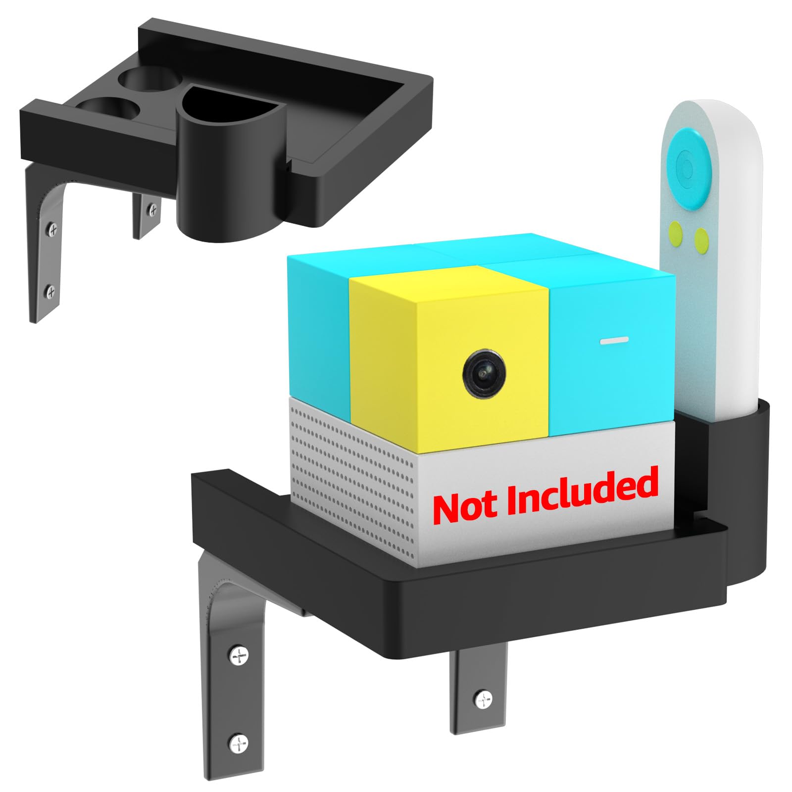 BQDQYBS Wall-Mounted Shelf for Nex Playground Console and Remote, Easy Assembly Required, Apply to Nex Playground Game System for Kids & Families,