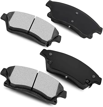 Semi-Metallic Brake Pads Front 4Pcs Brakes Kit for Mitsubishi Fuso