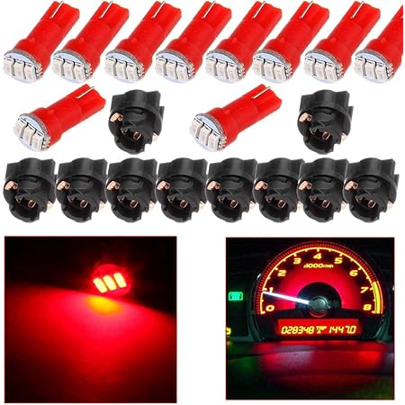 20x T5 74 37 LED Instrument Panel Dashboard Gauge Light Bulb - Foto 4