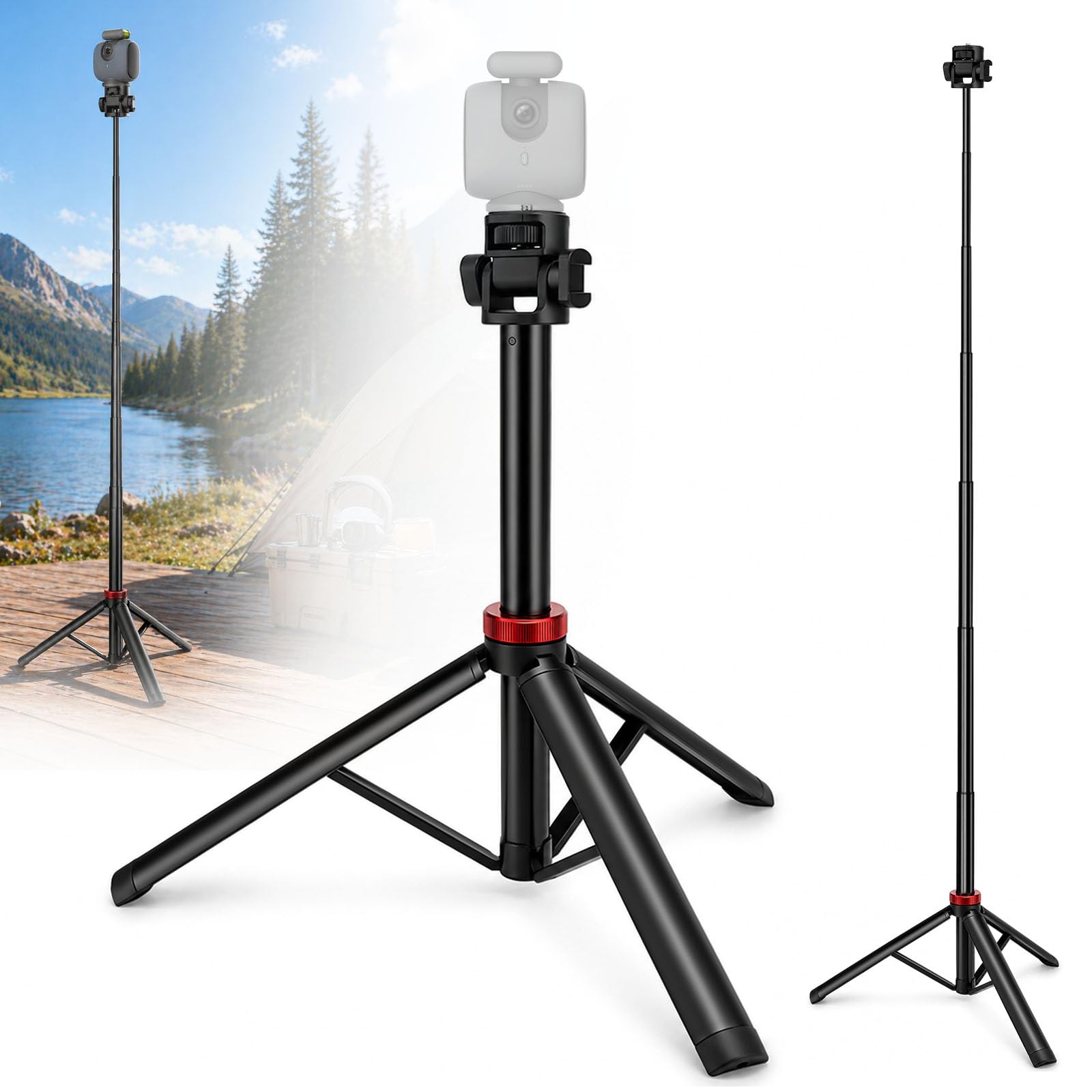【ohana】XbotGo Chameleon ＋1.1m三脚 Amazon.com : YIBEICO Camera Stand for Xbotgo Chameleon,Lightweight