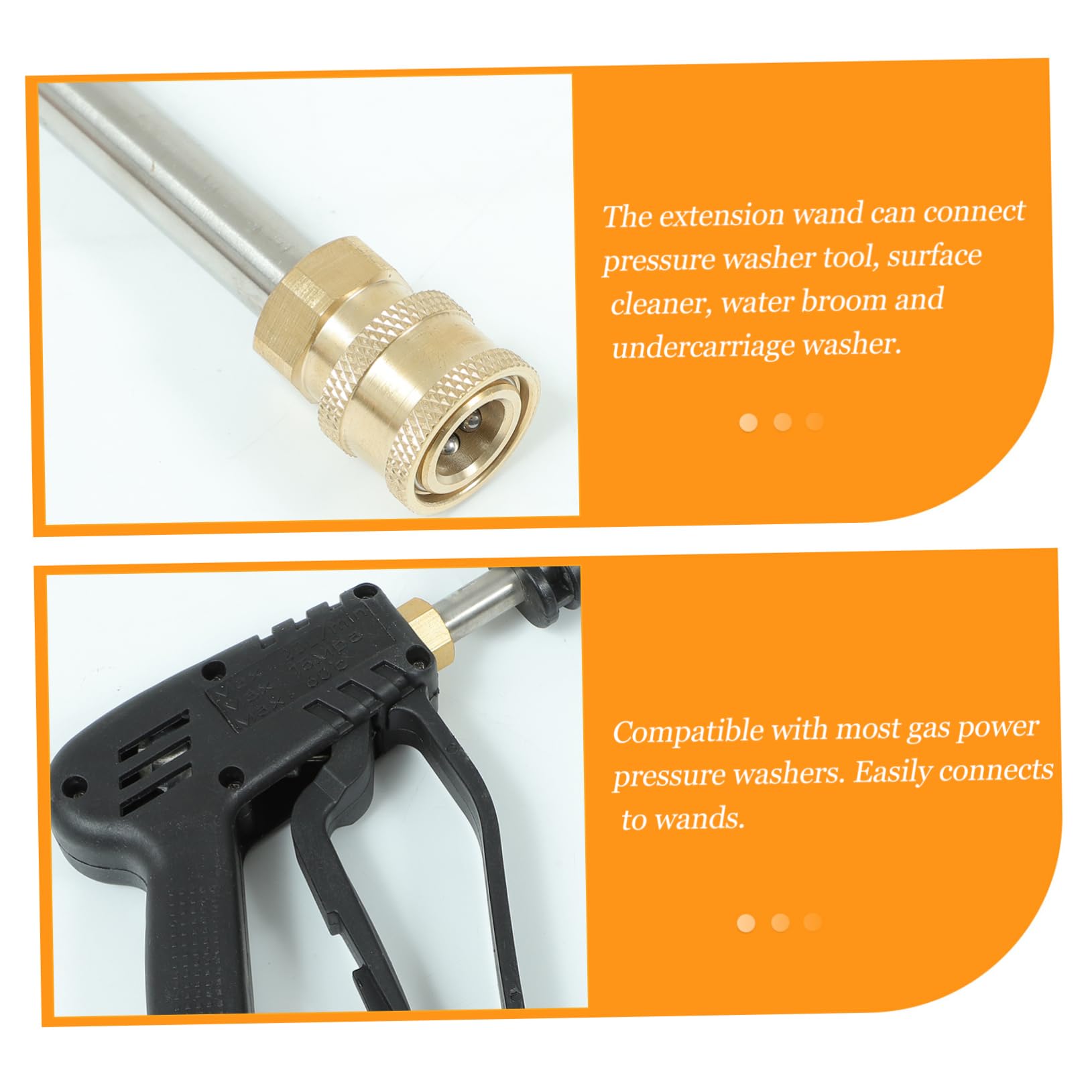 Mipcase Kit de Boquillas Ajustables para Hidrolimpiadora Accesorios Profesionales para Lavado de Coches Incluye Rociadores de Alta Presión para Limpieza Precisa y Versátil Exteriores