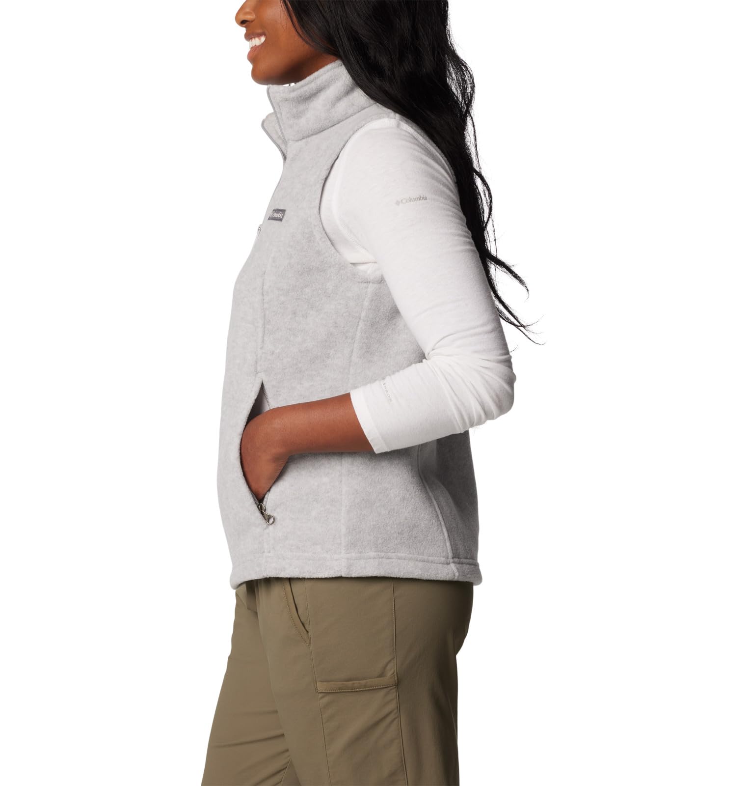 Columbia Benton Springs Vest, Chaleco Polar para Mujer