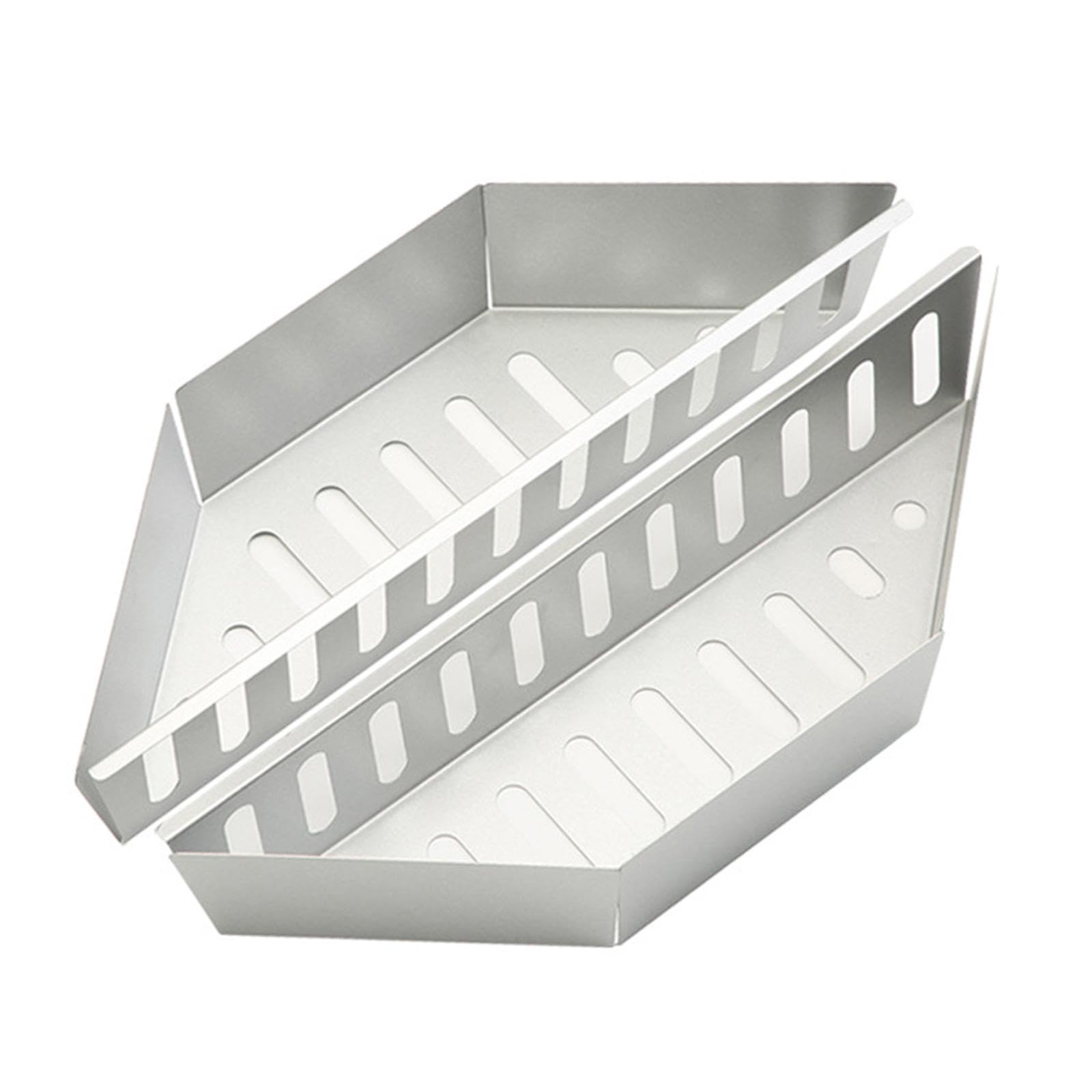 Fenteer 2 Pezzi Cestini per Carbone, Porta-bricchette per Barbecue All'aperto