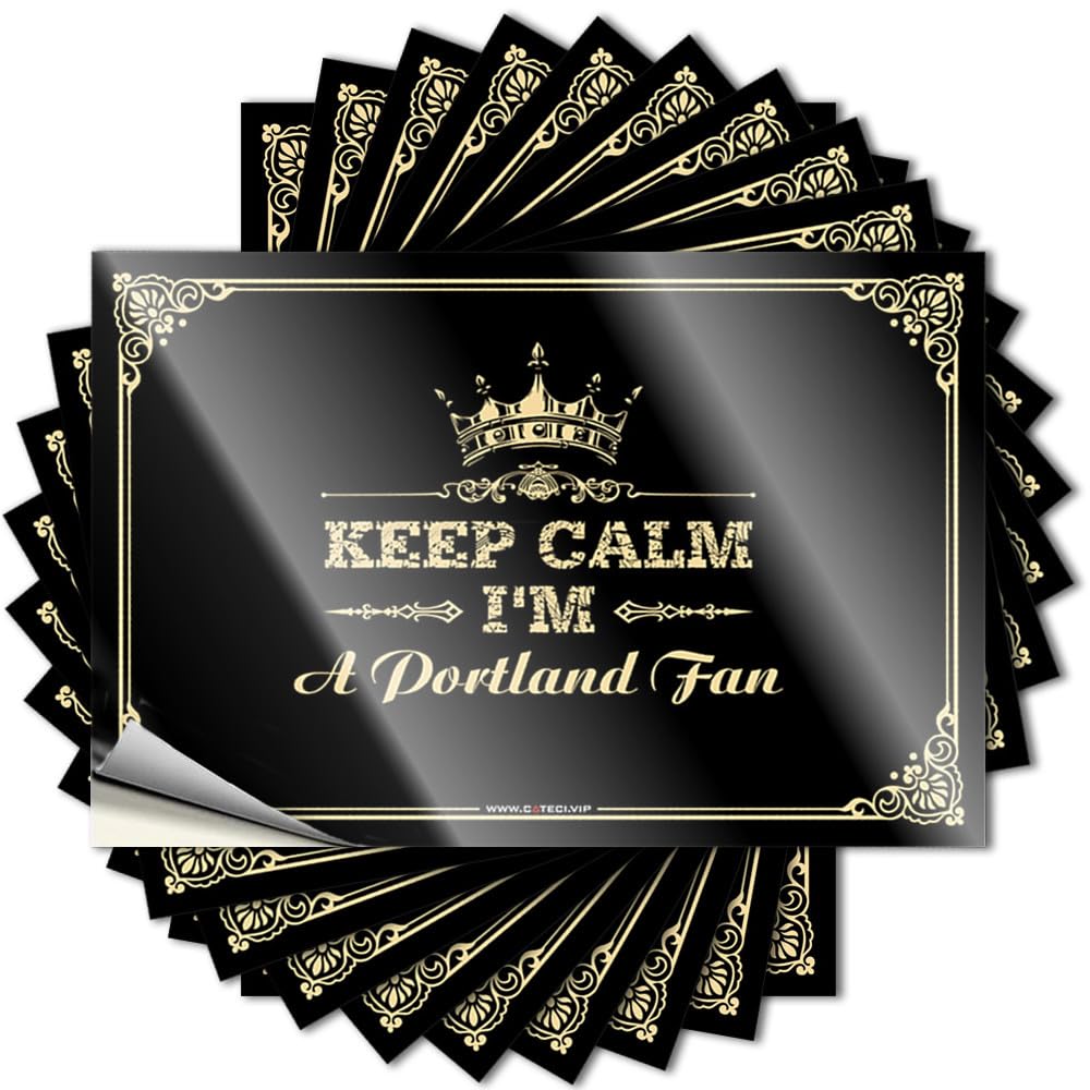Keep Calm I'm A Portland Fan Mimosa Diatomaceous DIY | Western Tattoos Case Removable Vinyl Sticker Decal(8X12CM)
