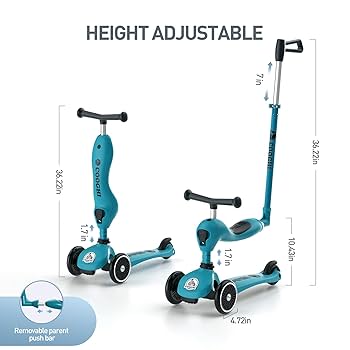 Amazon.co.jp: COOGHI 幼児用スクーター 3イン1 キッズ