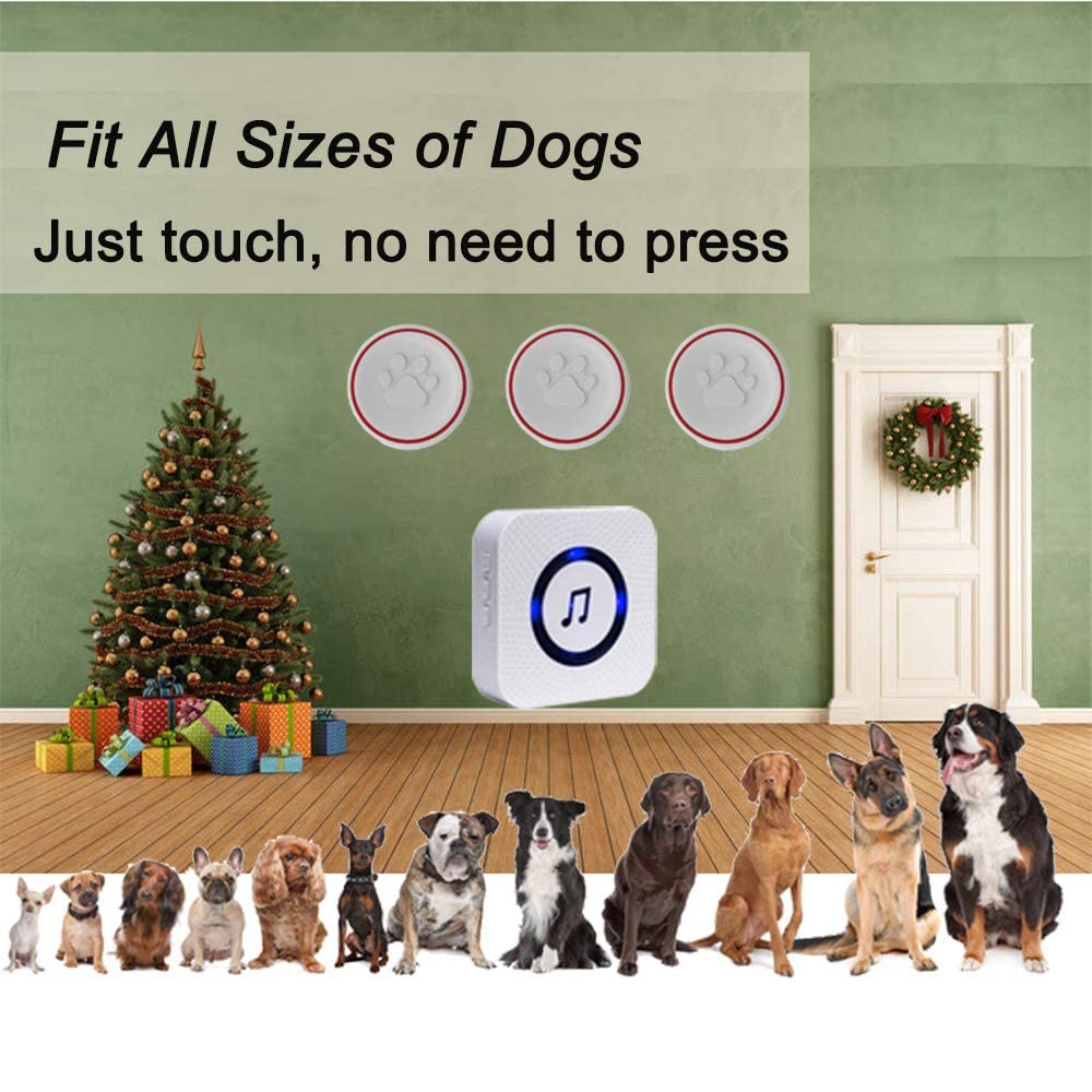 ChunHee Dog Doorbell for Potty Training Wireless Training Door Bells