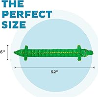 Vista 5 de Outward Hound Juguete de peluche Squeaker Matz Gator para perro, XXL