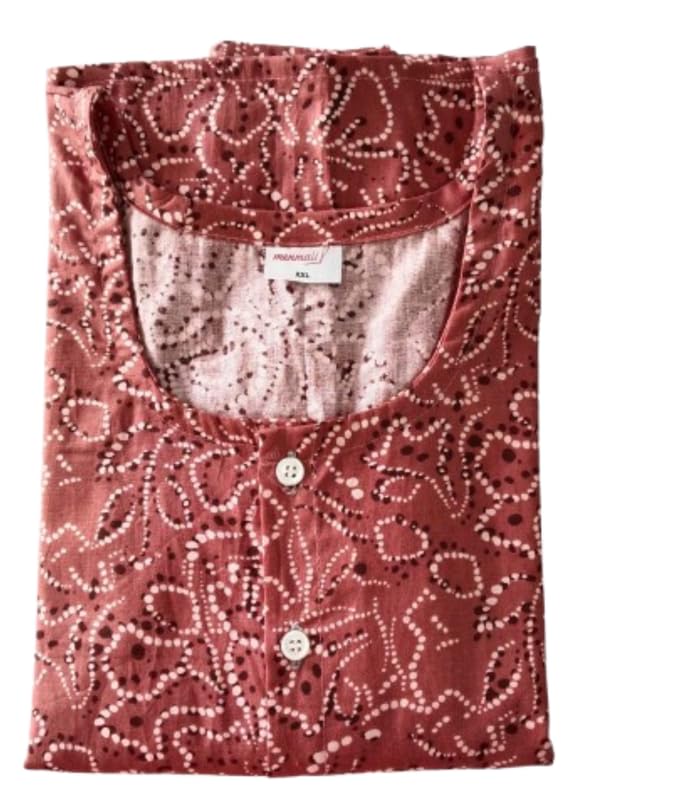 Image of MENMAII Women's [L- 4XL] Full Open /Front Buttoned [a Kind of Adaptive Clothing] Multipurpose Nighty for Maternity /Pregnancy /Elderly /Patient /Feeding /Hospital Purpose Nighty Calf Length