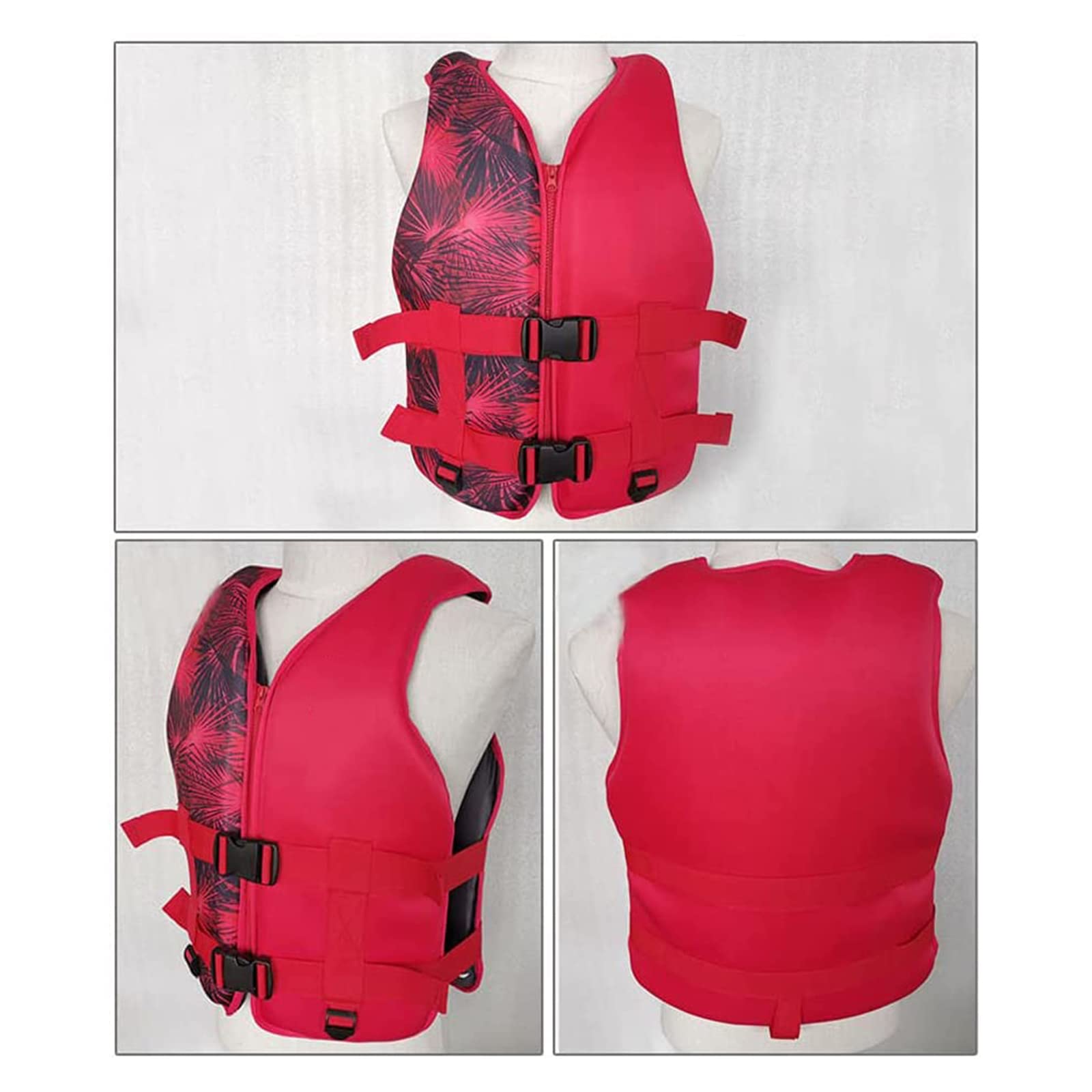 Gilets De Sauvetage, Gilet De Natation Pour Adultes/enfants, Gilet De Sauvetage De Pêche En Plein Air Gilet De Kayak Gilet De Flottaison Pour Sports Nautiques Pour Snorkeling, Kayak, Sport Nautique, L