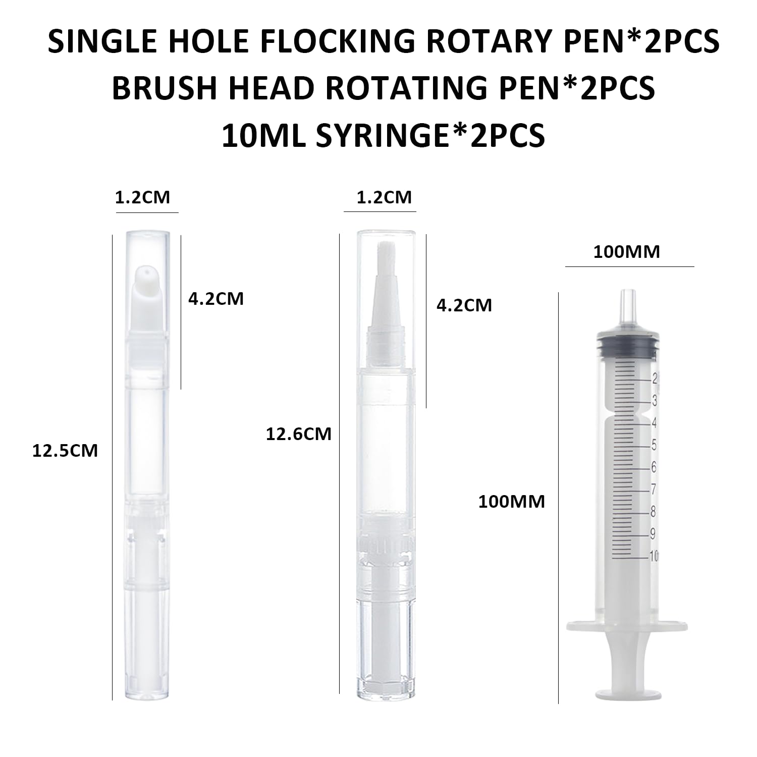 4-częściowy zestaw naprawczy do lakieru do suchej zabudowy, z 2 strzykawkami do korekcji lakieru, 5 ml pędzlem do ponownego napełniania, pisak naprawczy, szczotka do naprawy lakieru, zestaw naprawczy