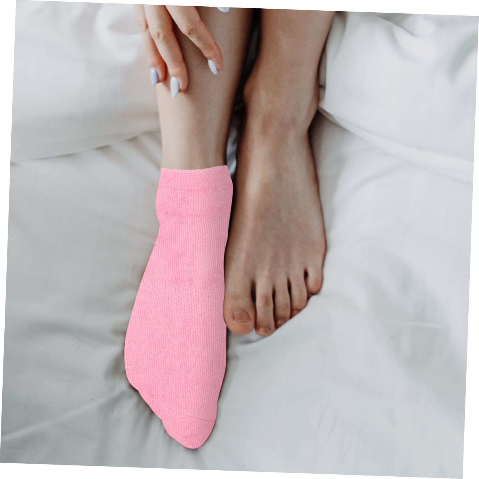 Toyvian Calcetines Antideslizantes Mujer Elástico Dedo del Pie Tobillo Medias Apretones Adaptar Calcetines De Yoga Antideslizantes Calcetines De Yoga con Agarre Algodón