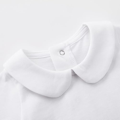 Miniatura 3 de pureborn Mameluco para bebé, paquete de 2 unidades, unisex, de algodón suave, de una pieza, para niños y niñas de 0 a 24 meses