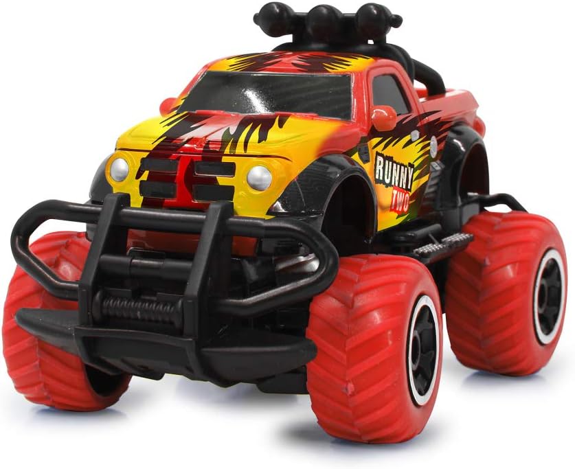 JAMARA 403601 - Runny Two 1:43 40MHz - Rubber Tyres, Adjustable Track, Front Bumper Protection, Floor Lighting