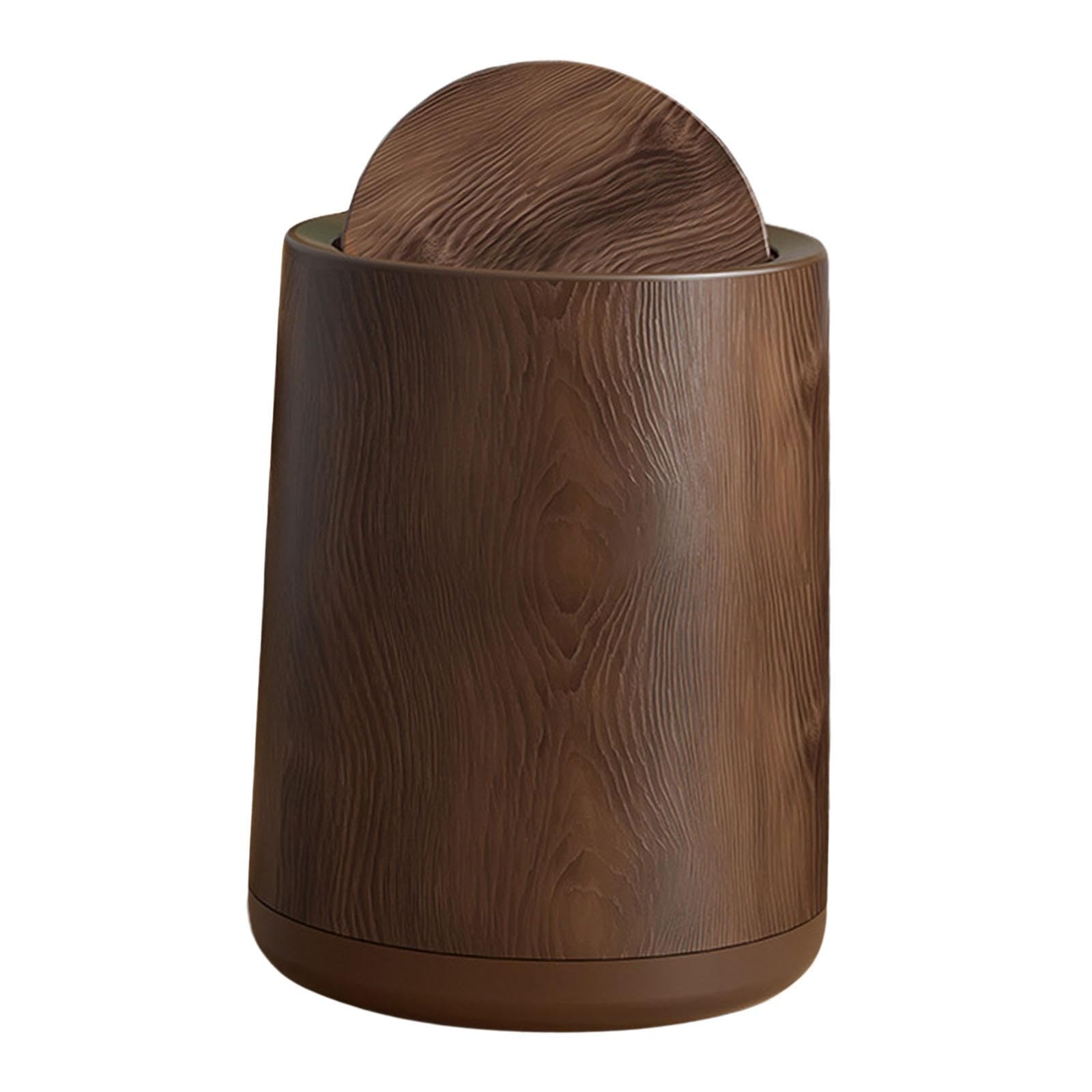 CLUB BOLLYWOOD® Bathroom Trash Can Round with Swing Lid Removable Inner for Dorm Room Office 250mmx310mm|Home & Garden | Household Supplies & Cleaning | Trash Cans & Wastebaskets|1 Piece Trash Can 3