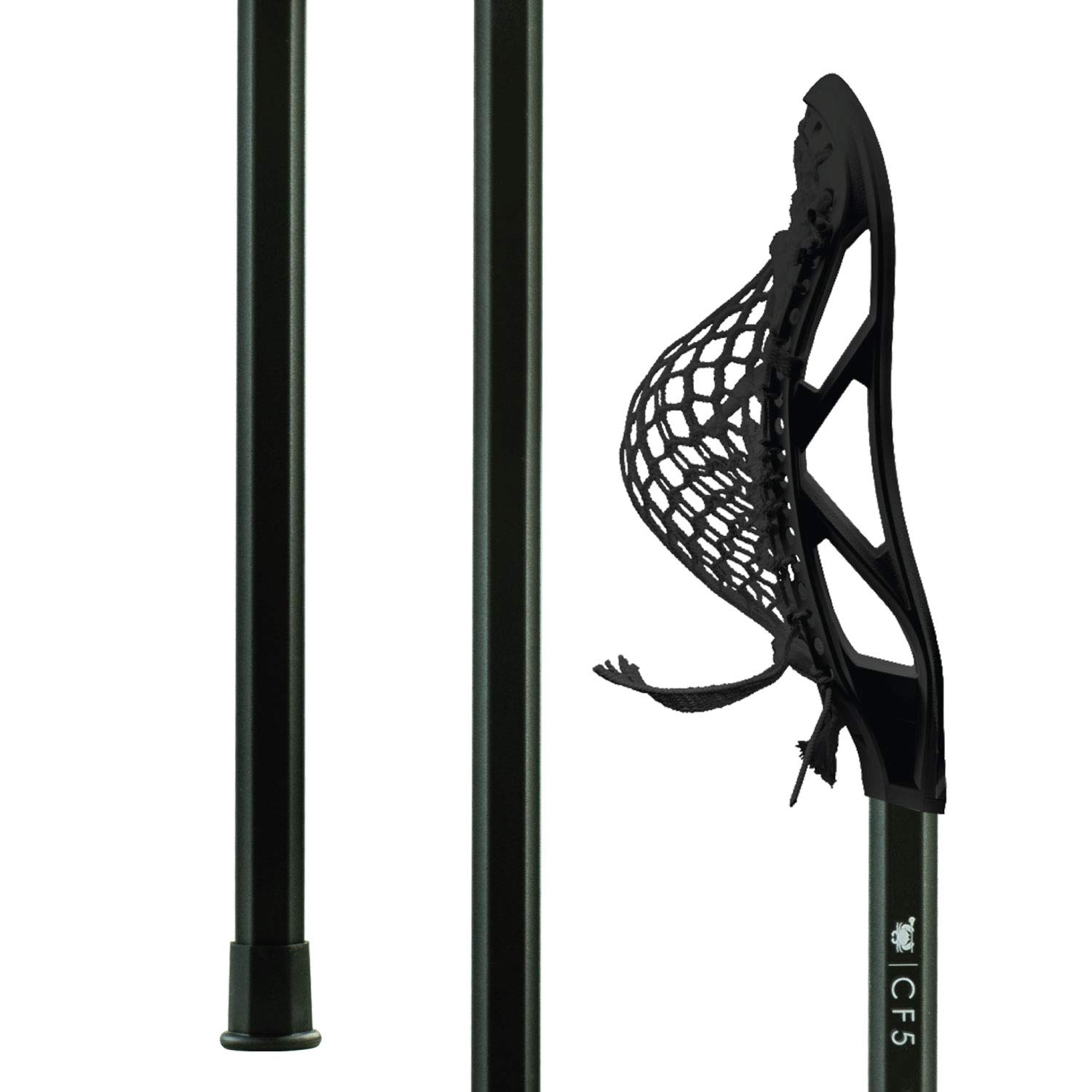 ECD Lacrosse - Rebel Defense CF5 Elite Setup - Black/Black
