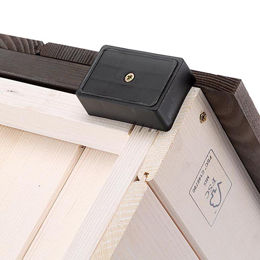 Ferplast Koya Large Caseta para Perrosen Madera Fsc con Pintura No Tóxica, Orificios De Ventilación, Patas Aislantes, 63.5 X 91.5 X H 78 Cm