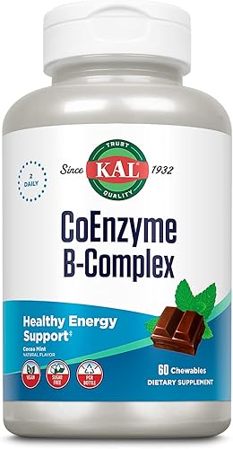 Miniatura 7 de KAL Complejo B 50, vitaminas del complejo B para energía, metabolismo, síntesis de glóbulos rojos y apoyo inmunológico, con vitamina B12, B6, ácido