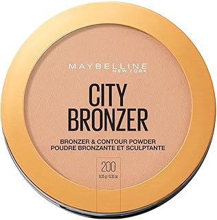 MAYBELLINE New York City Bronzer Powder Makeup, Bronzer and Contour Powder, 200, 0.32 oz.